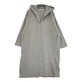 evam eva プレスウールフーデッドコート E183K063 定価42000円 サイズ1 コート グレー レディース エヴァムエヴァ【中古】5-1103T♪