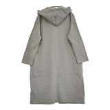 evam eva プレスウールフーデッドコート E183K063 定価42000円 サイズ1 コート グレー レディース エヴァムエヴァ【中古】5-1103T♪