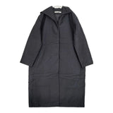 evam eva PADDING HOODED COAT E184T015 定価42000円 中綿 フード付き コート ブラック レディース エヴァムエヴァ【中古】5-1208T∞