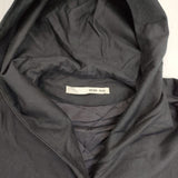 evam eva PADDING HOODED COAT E184T015 定価42000円 中綿 フード付き コート ブラック レディース エヴァムエヴァ【中古】5-1208T∞