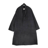 evam eva E173T157 アンゴラローブコート E173T157 定価46000円 サイズ1 コート ネイビー レディース エヴァムエヴァ【中古】5-0904T△