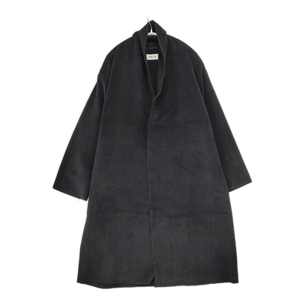 evam eva E173T157 アンゴラローブコート E173T157 定価46000円 サイズ1 コート ネイビー レディース エヴァムエヴァ【中古】5-0904T△