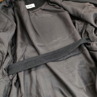 evam eva アンゴラウールローブコート E183T142 定価48000円 コート チャコールグレー レディース エヴァムエヴァ【中古】5-0904T△