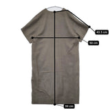 evam eva E183T143 アンゴラウールベストコートE183T143 定価46000円 コート グレー レディース エヴァムエヴァ【中古】5-0904T△