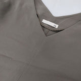 evam eva シルクドルマンＶネックワンピース E183T040 定価65000円 ワンピース グレー レディース エヴァムエヴァ【中古】5-0924M∞