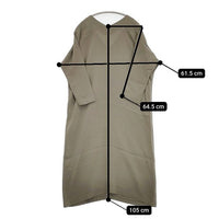 evam eva シルクドルマンＶネックワンピース E183T040 定価65000円 ワンピース グレー レディース エヴァムエヴァ【中古】5-0924M∞