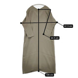 evam eva シルクドルマンＶネックワンピース E183T040 定価65000円 ワンピース グレー レディース エヴァムエヴァ【中古】5-0924M∞