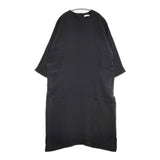 evam eva シルクドルマンワンピース E183T041 定価70000円 ワンピース ブラック レディース エヴァムエヴァ【中古】5-1124M∞