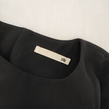 evam eva シルクドルマンワンピース E183T041 定価70000円 ワンピース ブラック レディース エヴァムエヴァ【中古】5-1124M∞