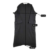 evam eva シルクドルマンワンピース E183T041 定価70000円 ワンピース ブラック レディース エヴァムエヴァ【中古】5-1124M∞