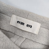 evam eva E213K116 プレスウールポンチョ E213K116 定価39600円 ポンチョ オフホワイト レディース エヴァムエヴァ【中古】5-0904T△