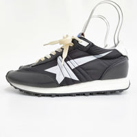 GOLDEN GOOSE RUNNING MARATHON NYLON 24.5cm 定価78100円 スニーカー 24AW ブラック レディース ゴールデングース【中古】5-0628G♪