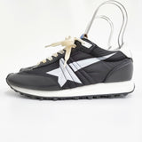 GOLDEN GOOSE RUNNING MARATHON NYLON 24.5cm 定価78100円 スニーカー 24AW ブラック レディース ゴールデングース【中古】5-0628G♪