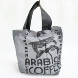 STARBUCKS スターバックス 未使用品 リザーブ ポケッタブルトート ARABICA トートバッグ グレー レディース【中古】5-0628G♪