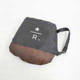 STARBUCKS スターバックス 未使用品 リザーブ ポケッタブルトート ARABICA トートバッグ グレー レディース【中古】5-0628G♪