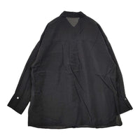 COMME CA 34-73HK13 25SS シアーキュプラシルク 定価27500円 ブラウス シャツ ブラック レディース コムサ【中古】5-0812M△