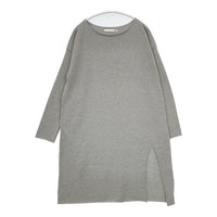 evam eva ライトウールスリット ニットチュニック E163K052 ワンピース グレー レディース エヴァムエヴァ【中古】5-1013T∞