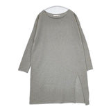 evam eva ライトウールスリット ニットチュニック E163K052 ワンピース グレー レディース エヴァムエヴァ【中古】5-1013T∞