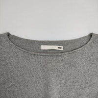 evam eva ライトウールスリット ニットチュニック E163K052 ワンピース グレー レディース エヴァムエヴァ【中古】5-1013T∞