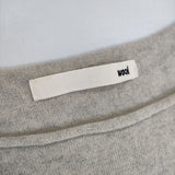 evam eva ライトウールスリット ニットチュニック E163K052 ワンピース ベージュ レディース エヴァムエヴァ【中古】5-1013T∞