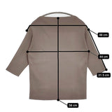 ANTEPRIMA NK11F09203 七分袖 リブ サイズ42 ボートネック ニット モカベージュ レディース アンテプリマ【中古】5-1021M△