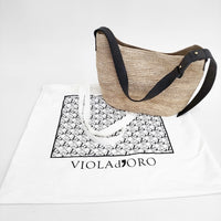 VIOLAd'ORO ワンハンドル かごバッグ かごバッグ ベージュ レディース ヴィオラドーロ【中古】5-0808G◎