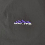 THOUSAND MILE フレンチスリーブシャツ＆ワイドパンツセット セットアップ 25SS グレー レディース サウザンドマイル【中古】5-0710S♪