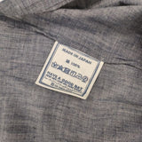 45R/45rpm インドカディの四角レースブラウス（藍) 定価52800円 ブラウス シャツ ブルー レディース フォーティーファイブアールピーエム【中古】5-1124M∞