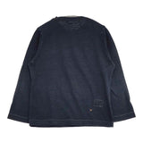 45R/45rpm コットン インディゴ 長袖Ｔシャツ カットソー ロンＴ ネイビー レディース フォーティーファイブアールピーエム【中古】5-1001M∞
