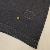 45R/45rpm コットン インディゴ 長袖Ｔシャツ カットソー ロンＴ ネイビー レディース フォーティーファイブアールピーエム【中古】5-1001M∞