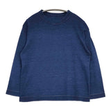 45R/45rpm コットン インディゴ サイズ1 長袖Ｔシャツ カットソー ロンＴ ネイビー レディース フォーティーファイブアールピーエム【中古】5-1001M∞