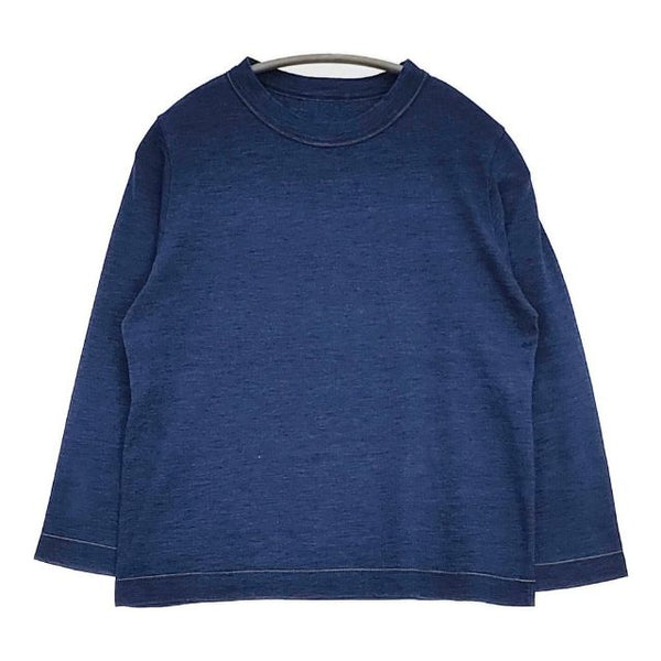 45R/45rpm コットン インディゴ サイズ1 長袖Ｔシャツ カットソー ロンＴ ネイビー レディース フォーティーファイブアールピーエム【中古】5-1001M∞