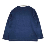 45R/45rpm コットン インディゴ サイズ1 長袖Ｔシャツ カットソー ロンＴ ネイビー レディース フォーティーファイブアールピーエム【中古】5-1001M∞