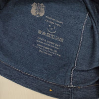 45R/45rpm コットン インディゴ サイズ1 長袖Ｔシャツ カットソー ロンＴ ネイビー レディース フォーティーファイブアールピーエム【中古】5-1001M∞