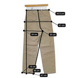 45R/45rpm 80360261 リネンクロスの908ベイカーパンツ 定価44000円 28インチ パンツ ベージュ レディース フォーティーファイブアールピーエム【中古】5-0801M△