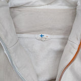 Vm コットン ダブルジップ 裏起毛 パーカー キナリ ベージュ レディース ヴーム【中古】5-1208T∞