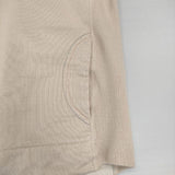 Vm コットン ダブルジップ 裏起毛 パーカー キナリ ベージュ レディース ヴーム【中古】5-1208T∞