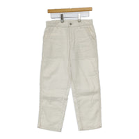 grown in the sun コットン リネン ベイカーパンツ 日本製 サイズ0 パンツ オフホワイト レディース グローンインザサン【中古】5-0801M△