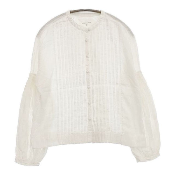 Khadi and Co タック ブラウス シャツ オフホワイト レディース カディ アンド コー【中古】5-1001M∞
