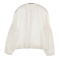 Khadi and Co タック ブラウス シャツ オフホワイト レディース カディ アンド コー【中古】5-1001M∞