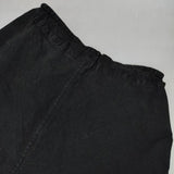 veritecoeur ガーメントダイサルエルパンツ 定価26400円 製品染め VC-2576 コットン パンツ ブラック レディース ヴェリテクール【中古】5-1001M∞