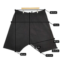 veritecoeur ガーメントダイサルエルパンツ 定価26400円 製品染め VC-2576 コットン パンツ ブラック レディース ヴェリテクール【中古】5-1001M∞