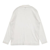 gicipi イタリア製 DELFINO モックネック 定価7480円 長袖Ｔシャツ カットソー ロンＴ ホワイト レディース ジチピ【中古】5-1001M∞