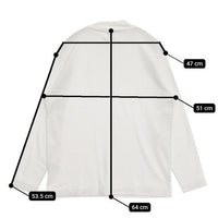 gicipi イタリア製 DELFINO モックネック 定価7480円 長袖Ｔシャツ カットソー ロンＴ ホワイト レディース ジチピ【中古】5-1001M∞