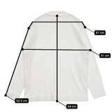 gicipi イタリア製 DELFINO モックネック 定価7480円 長袖Ｔシャツ カットソー ロンＴ ホワイト レディース ジチピ【中古】5-1001M∞