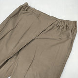 mizuiro-ind イージーパンツ コットン サイズ2 日本製 テーパードパンツ パンツ ベージュ レディース ミズイロインド【中古】5-1021G△