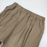 mizuiro-ind イージーパンツ コットン サイズ2 日本製 テーパードパンツ パンツ ベージュ レディース ミズイロインド【中古】5-1021G△