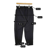 mizuiro-ind イージーパンツ テーパードパンツ コットン サイズ1 日本製 パンツ ブラック レディース ミズイロインド【中古】5-1021G△