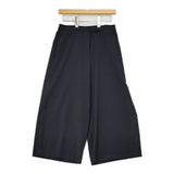 mizuiro-ind ワイドパンツ 日本製 ストレッチ サイズ2 サルエルパンツ ネイビー レディース ミズイロインド【中古】5-0801M△