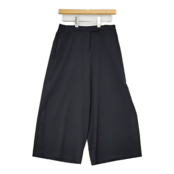 mizuiro-ind ワイドパンツ 日本製 ストレッチ サイズ2 サルエルパンツ ネイビー レディース ミズイロインド【中古】5-0801M△